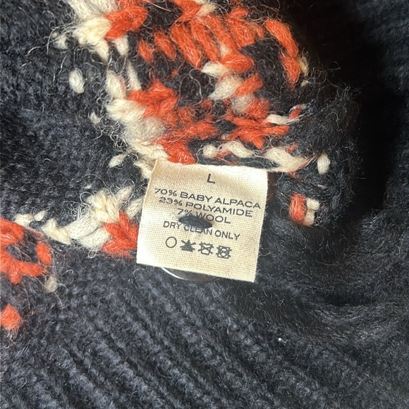 PRICE DROP!🎀DÔEN HUE🎀Cardigan in ABERDEEN FAIR ISLE-Baby Alpaca!NWT! Size L! - Picture 6 of 8